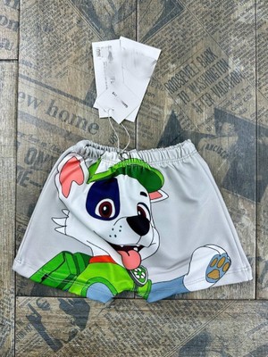 Erkek Çocuk Gri Deniz & Havuz Şortu