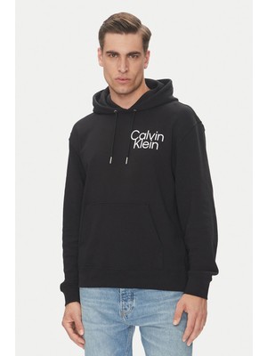 Erkek Ls Eu 350 Terry Kapüşonlu Sweatshirt - Siyah