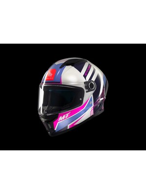 Kask mt Stınger Tron C8 Parlak Gri/pembe