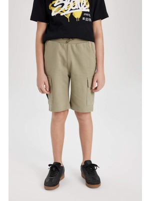 DeFacto Erkek Çocuk Kargo Cepli Şort B5868A824HS