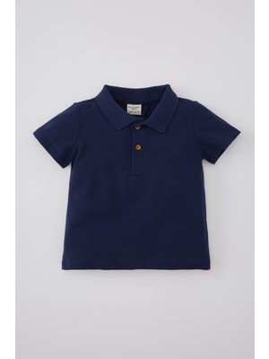DeFacto Erkek Bebek Polo Yaka Pike Kısa Kollu Tişört B7007A524SM