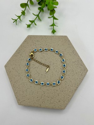 Badiva.co Xuping Nazar Boncuklu Bileklik (Beyaz)