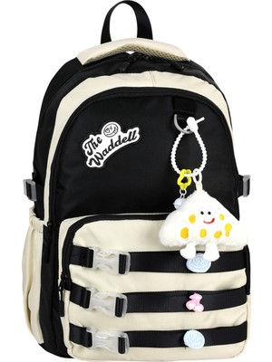 Waddell Lisanslı Twil Kolonlu Günlük Sırt Çantası,peluş Oyuncak Hediyeli Okul Sırt Çantası