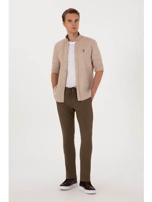 U.s. Polo Assn. Erkek Vizon Pantolon (Kanvas-Chino) 50300436-VR052