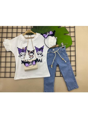 Kuromi Baskılı Orjinal Likralı Penye