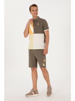 U.s. Polo Assn. Erkek Vizon Şort (Örme) 50299859-VR052