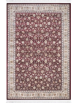 Gülcem Home Hanzade, Osmanlı Melodi Ipeksi Yün Tuşeli Triko Akrilik Saraylı Oturma Odası ve Salon Halısı