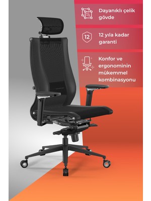 Samurai Ergonomik Ofis Sandalyesi / Yönetici Koltuğu - 511.F.15.AA