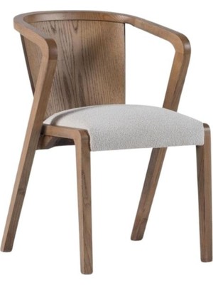 Gazzini Furniture Bianca Teddy Ahşap Sandalye