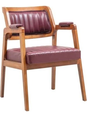 Gazzini Furniture Tokyo Kolçaklı Ahşap Sandalye