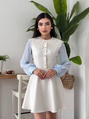 Ahes Shopping Asıo Bebe Yaka Elbise