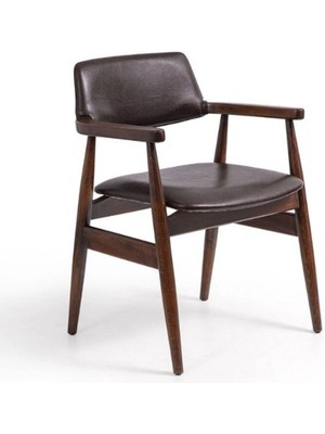 Gazzini Furniture Rio Ceviz Ahşap Sandalye