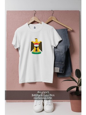 Oversize Iraq War Coat Of Arms Of Iraq  Tasarımlı Unisex T-Shirt