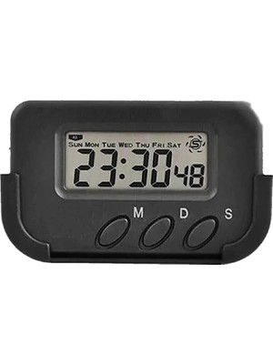 Store  Dijital Küçük Masa ve Araç Saati, Alarm ve Kronometre Özellikli, Pomodoro Ders Çalışma Saati, Sporcular ve Zamanla Yarışanlar Için Ideal (1)