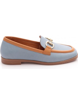 Dgn 07-1 Kadin Aksesuarli Loafer Ayakkabi