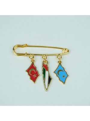 Bayraklar Yaka Iğnesi