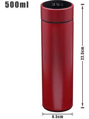Sıcaklık Göstergeli Dijital Termos 500 ml