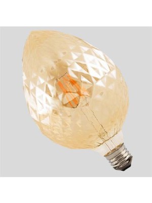 Ack 4W 350LM E27 2200K G95 Rustik LED Ampul AB55-00420