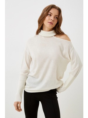 Kadın Guess Uzun Kollu Spor Bluz - Beyaz