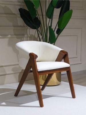 Gazzini Furniture Zeta Teddy Ahşap Sandalye