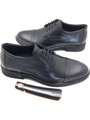 Bay Clas Hakiki Deri 4 Mevsimlik Poli Taban Klasik Erkek Ayakkabı