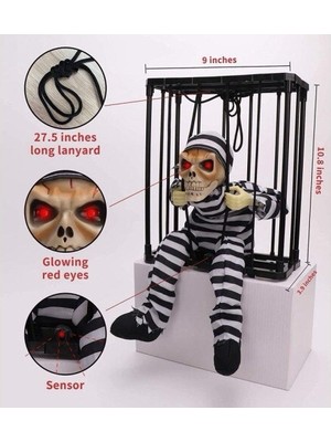 MAHKUM GÖRÜNÜMLÜ KURU KAFA İSKELET