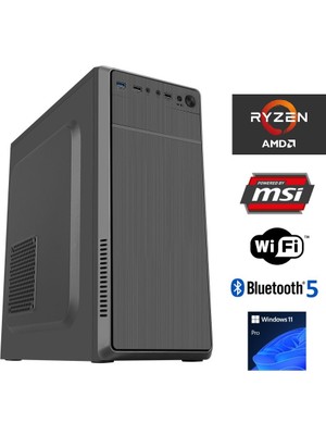 Go Gamer GA08 AMD Ryzen 5 7600 / 16GB DDR5 5600MHz / 1TB NVMe m.2 SSD / OEM Ev Ofis Paket