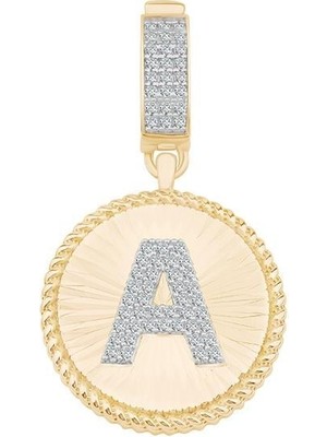 14 Ayar Altın Harf Kolye Ucu