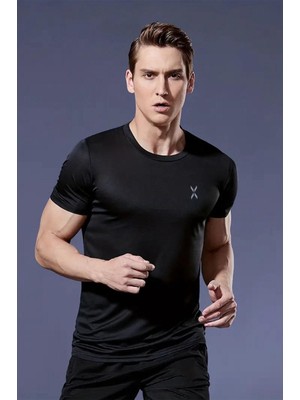 Xylon Mikro Polyester Nefes Alabilen Hafif Perform Antrenman Sporcu Erkek Tshirt