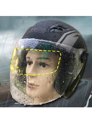 Motosıklet  Kaskı Içın Yağmur Kaydırıcı