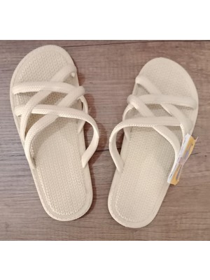 Gezer Deniz Havuz Plaj Air Blow Ahtapot Hasırlı Kaydırmaz Terlik 13929