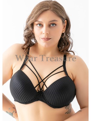 Wear Treasure C Cup Telli Süngerli Içi Boş Çapraz Ipli  Sütyen