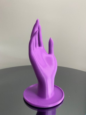 18 cm Mor Dekoratif Beyaz El Takı Mankeni, Yüzük Standı, Ürün Sergileme Standı, Organizer