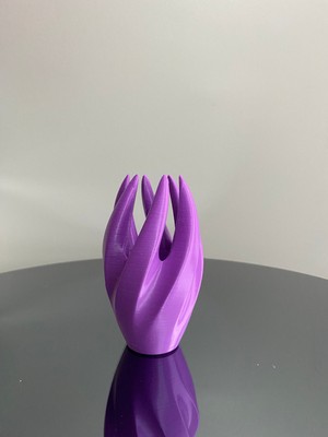 Mor Renk Dekoratif El Şeklinde Yüzük ve Takı Organizeri,takı Standı Düzenleyici