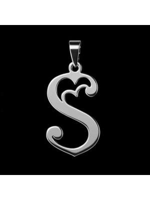 TabiTela 925 Ayar gümüş kolye Harf S   SM6208