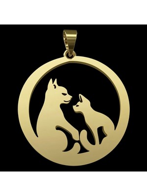 TabiTela 925 Ayar gümüş kolye kedi SM6284