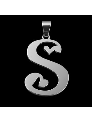 TabiTela 925 Ayar gümüş kolye Harf S   SM6207