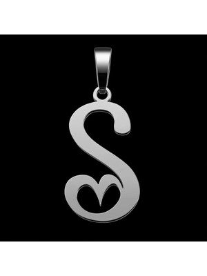 TabiTela 925 Ayar gümüş kolye Harf S   SM6209