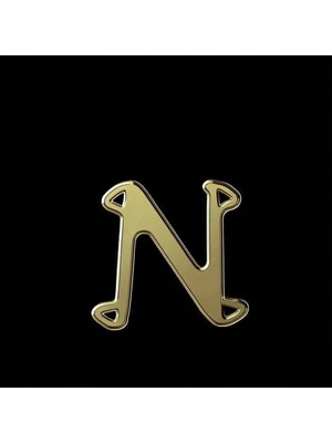Tabitela 14 Ayar Altın Kolye Ucu Harf N   GM6143 0.5 gr