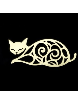 TabiTela 925 Ayar gümüş kolye kedi SM6302