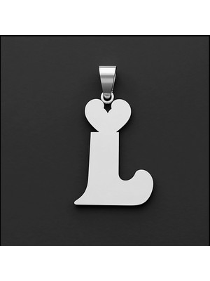 TabiTela 925 Ayar gümüş kolye Harf L   SM6104
