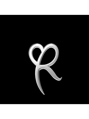 TabiTela 925 Ayar gümüş kolye Harf R   SM6176