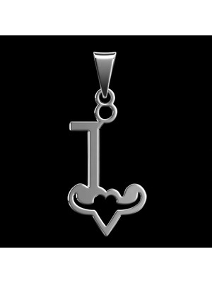 TabiTela 925 Ayar gümüş kolye Harf L   SM6109