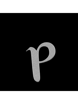 TabiTela 925 Ayar gümüş kolye Harf P   SM6162