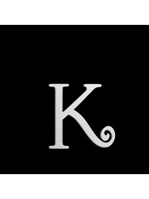 TabiTela 925 Ayar gümüş kolye Harf K   SM6098