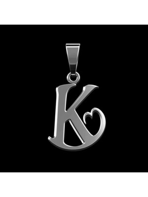 TabiTela 925 Ayar gümüş kolye Harf K   SM6101