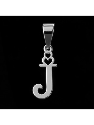 TabiTela 925 Ayar gümüş kolye Harf J   SM6089