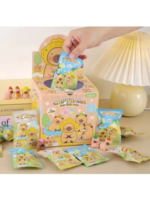 Capybara Kapibara 1ADET Süpriz Paket Yapboz Silgi 4cm