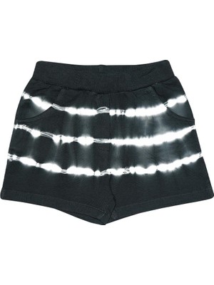 Lovetti Antrasit Renkli Kız Çocuk İki İplik Şort Lastikli Tasarım ve Rahat Kesim Özelliği