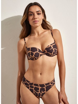 Selmark Kahve Kadın Bikini Alt BN102 Selmark